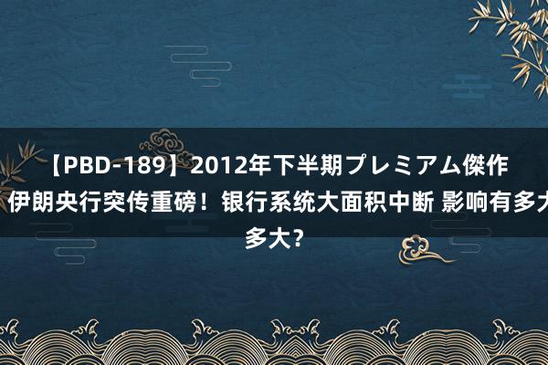 【PBD-189】2012年下半期プレミアム傑作選 伊朗央行突传重磅！银行系统大面积中断 影响有多大？