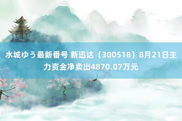 水城ゆう最新番号 新迅达（300518）8月21日主力资金净卖出4870.07万元